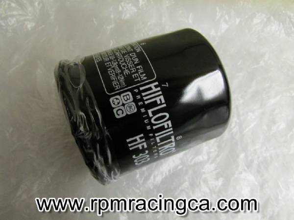 Hi Flo Oil Filter Black: Small